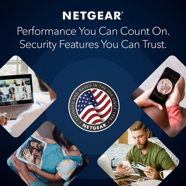 Nighthawk Advanced Whole Home Mesh Wifi 6 System (MK62)– AX1800 Router with 1 Satellite Extender, Coverage up to 3,000 Sq. Ft. and 25+ Devices