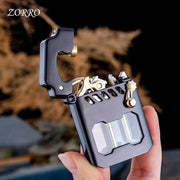 2025  Mecha Transparent Fuel Tank Mechanical Ejection Kerosene Lighter Metal High-Looking Creative High-End Men'S Gifts