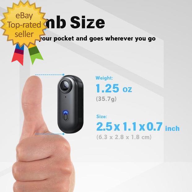 Body Camera 4K POV Pro 4K Wearable Camera with 360°Rotatable Clip & Magnetic Cl