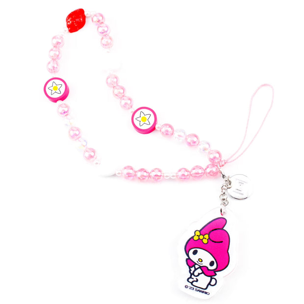 Hello Kitty and Friends Beaded Wristlet Charm – Universal Phone Strap, Lanyard for Cell Phone, Camera, Keys, Airpods, Keychains – Hello Kitty