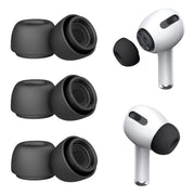 Moloppo 3-Pair Replacement Ear Tips for AirPods Pro & AirPods Pro 2nd Generation with Noise Reduction HoleFit in The Charging CaseAnti Slip Soft Ear Tips Compatible Airpods Pro/Pro 2 (3 Pairs S) - ILLUMIWAVESS  