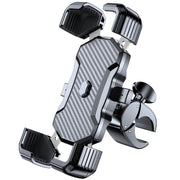 Miracase Motorcycle Phone Mount One Touch Release and Lock Bike Phone Holder Bicycle Scooter Handlebar Phone Mount Holder Bike Phone Mount Compatible with iPhone Google Samsung - ILLUMIWAVESS  