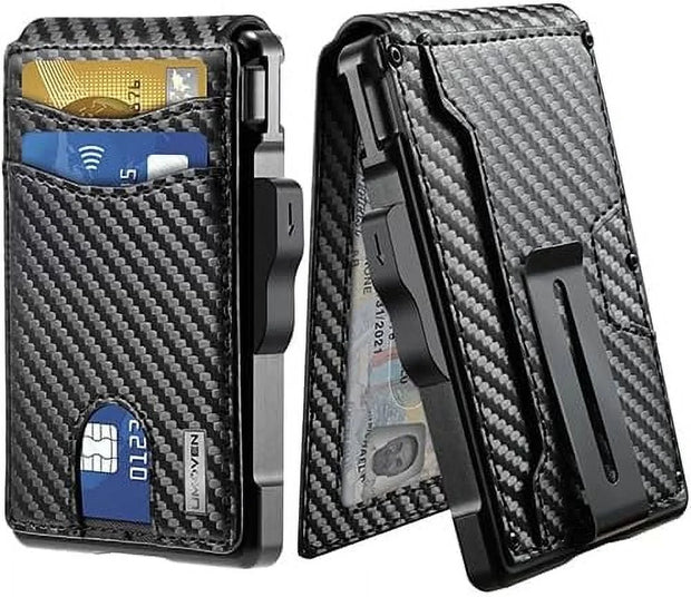 RFID Blocking Male Designer Standard Modern Bifold Wallets