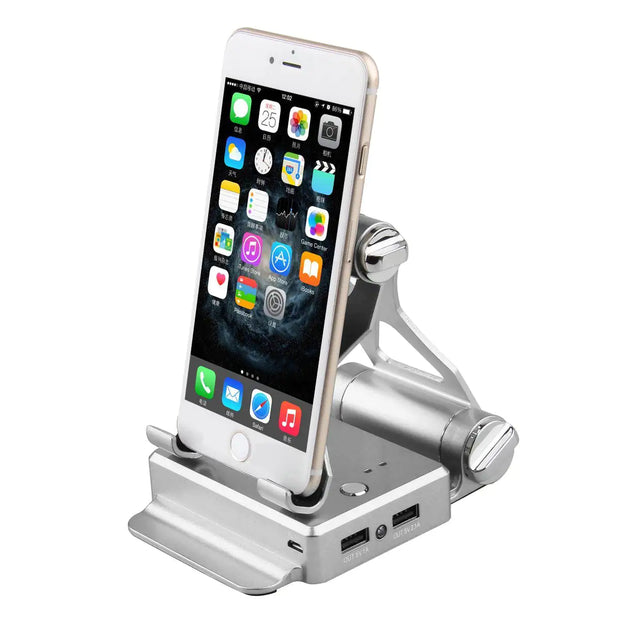 Podium Style Stand With Extended Battery Up To 200% For iPad, iPhone And Other Smart Gadgets - ILLUMIWAVESS  