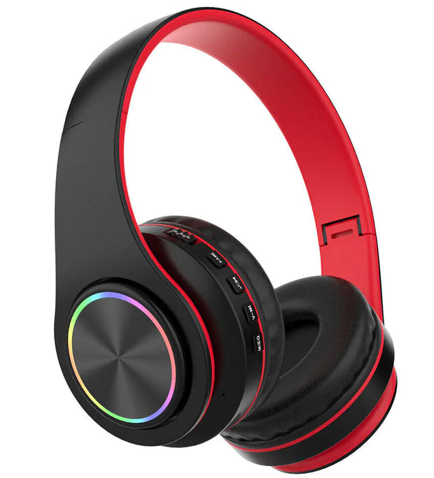 Super Bass Wireless Bluetooth Headphones Foldable Stereo Earphones Headsets Mic - ILLUMIWAVESS  