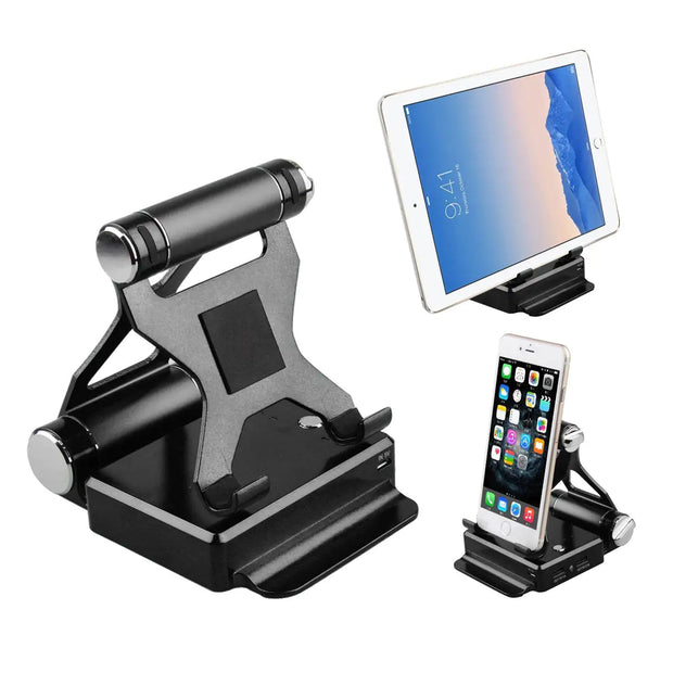 Podium Style Stand With Extended Battery Up To 200% For iPad, iPhone And Other Smart Gadgets - ILLUMIWAVESS  