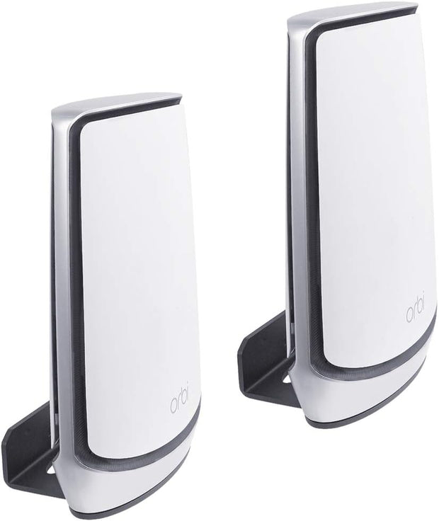 Wall Mount Bracket for NETGEAR Orbi Tri-Band Mesh Wifi 6 System Rbs850,Rbk852,Rbk853,Rbs750,Rbs751,Rbk752,Rbk753,Ax4200,Ax5700,Ax6000,Router Wall Mount for NETGEAR Orbi Wifi 6 Router-2Pack