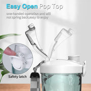 Portable Blender Juicer – Personal-Size Blender for Shakes and Smoothies with 6 Blades - ILLUMIWAVE  