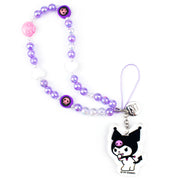 Hello Kitty and Friends Beaded Wristlet Charm – Universal Phone Strap, Lanyard for Cell Phone, Camera, Keys, Airpods, Keychains – Hello Kitty