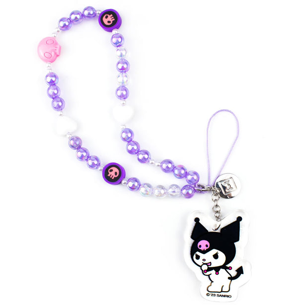 Hello Kitty and Friends Beaded Wristlet Charm – Universal Phone Strap, Lanyard for Cell Phone, Camera, Keys, Airpods, Keychains – Hello Kitty