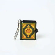 Mini Holy Bible Keychain Real Paper Can Read Religious Christian Cross Keyrings Holder Car Key Chains Fashion Gifts Jewelry
