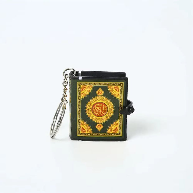 Mini Holy Bible Keychain Real Paper Can Read Religious Christian Cross Keyrings Holder Car Key Chains Fashion Gifts Jewelry