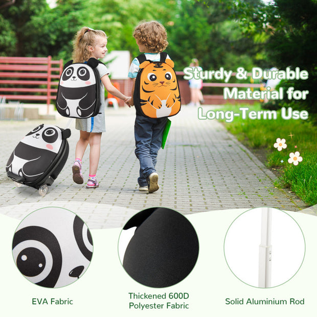 Lightweight and Portable Rolling Suitcase for Children