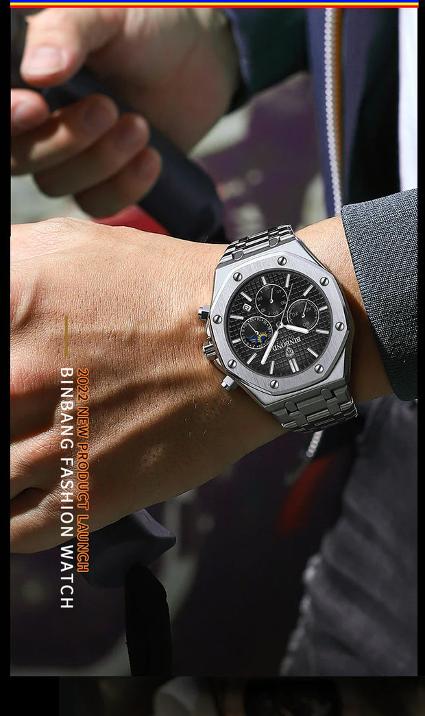 Multi-Function Sports Watch Men - ILLUMIWAVESS  