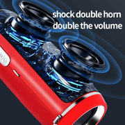 Bluetooth 5.1 Speaker Wireless Waterproof Outdoor Stereo LOUD Bass USB/TF Strap - ILLUMIWAVESS  