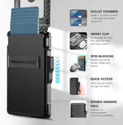 RFID Blocking Male Designer Standard Modern Bifold Wallets