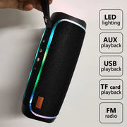 Bluetooth Speaker Wireless Waterproof Outdoor Stereo Bass USB/TF/FM Radio LOUD - ILLUMIWAVESS  
