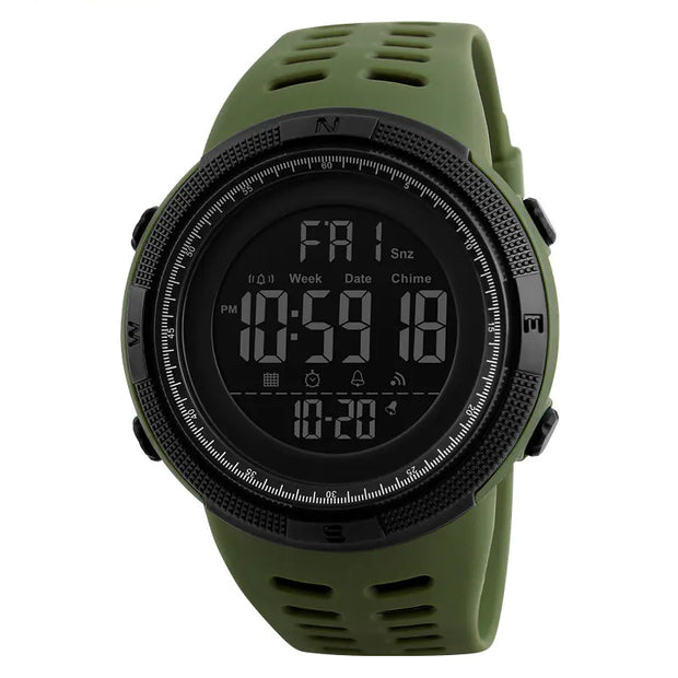 Multifunctional Outdoor LED Sports Watch for Men - ILLUMIWAVESS  