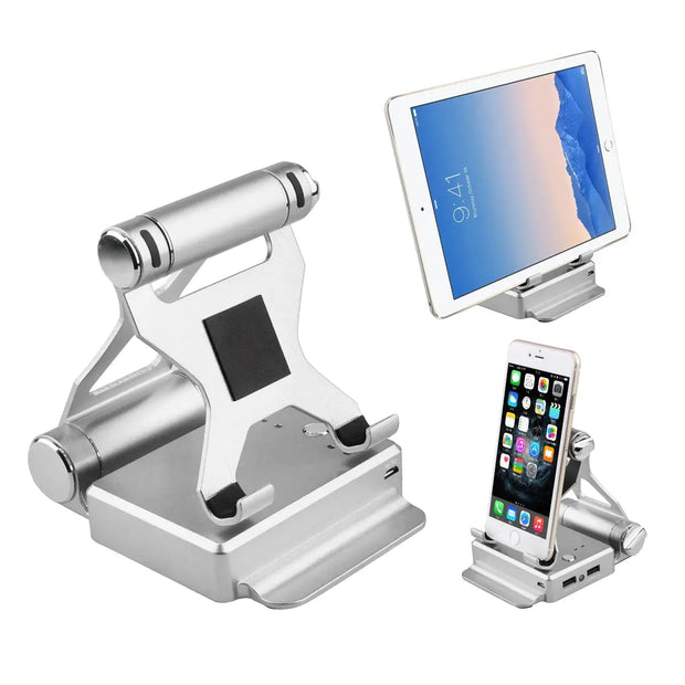 Podium Style Stand With Extended Battery Up To 200% For iPad, iPhone And Other Smart Gadgets - ILLUMIWAVESS  