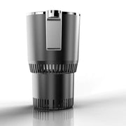 2 In1 Car Heating Cooling Cup 12V Smart Car Cup Holder Digital Temperature Display Drink Cup Warmer Cooler Mini Car Refrigerator - ILLUMIWAVESS  