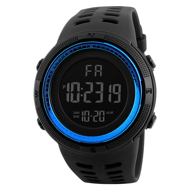 Multifunctional Outdoor LED Sports Watch for Men - ILLUMIWAVESS  