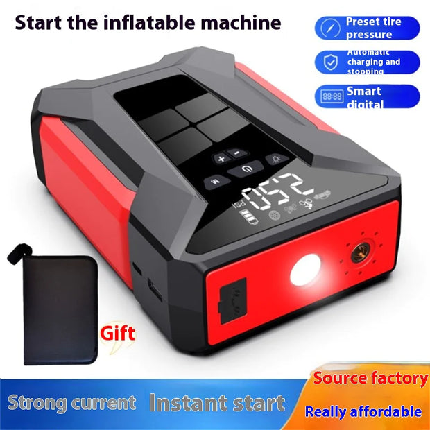 All-in-One 12V Emergency Car Power Bank & Inflatable Starter - ILLUMIWAVESS  