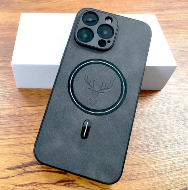 Elk Magnetic Suction Phone Case Cartoon Phone Case - ILLUMIWAVESS  