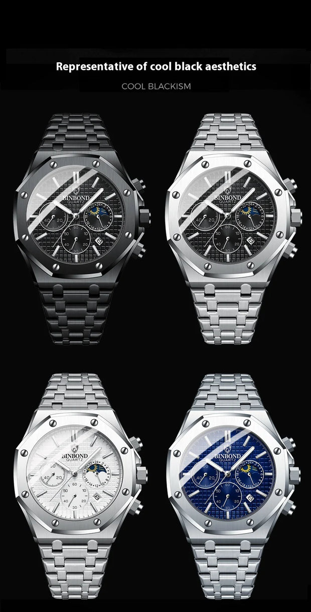Multi-Function Sports Watch Men - ILLUMIWAVESS  
