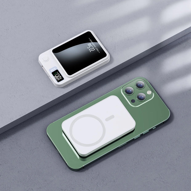 Magnetic Wireless Power Bank Super Fast Charge - ILLUMIWAVESS  