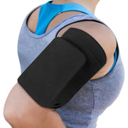 Phone Holder Armband Lightweight Cell Phone Armband Holder Compatible with iPhone 15/15 Pro/14/14 Pro/13/13 Pro/13 Mini/12/12 Pro/12 Mini (S Black) - ILLUMIWAVESS  