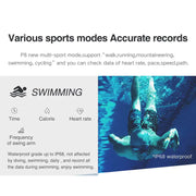 Smart Fit Sporty Fitness Tracker and Waterproof Swimmers Watch - ILLUMIWAVESS  