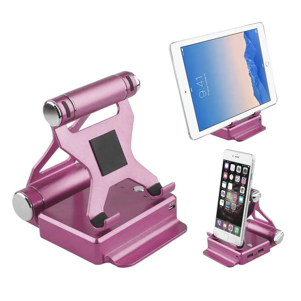 Podium Style Stand With Extended Battery Up To 200% For iPad, iPhone And Other Smart Gadgets - ILLUMIWAVESS  