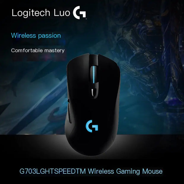 Logitech G703 HERO Wireless Gaming Mouse LIGHTSPEED - ILLUMIWAVESS  