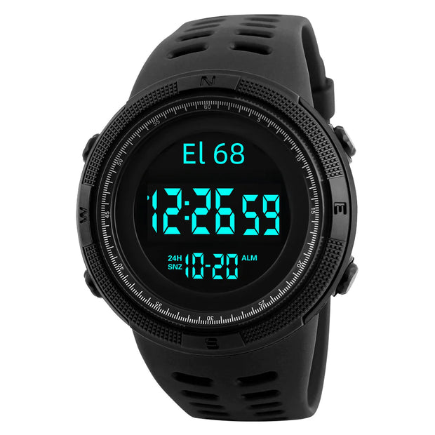 Multifunctional Outdoor LED Sports Watch for Men - ILLUMIWAVESS  