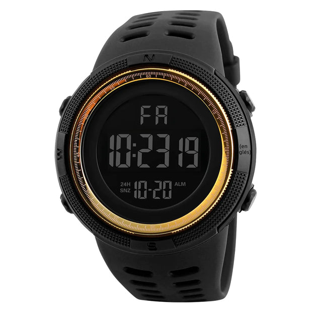 Multifunctional Outdoor LED Sports Watch for Men - ILLUMIWAVESS  