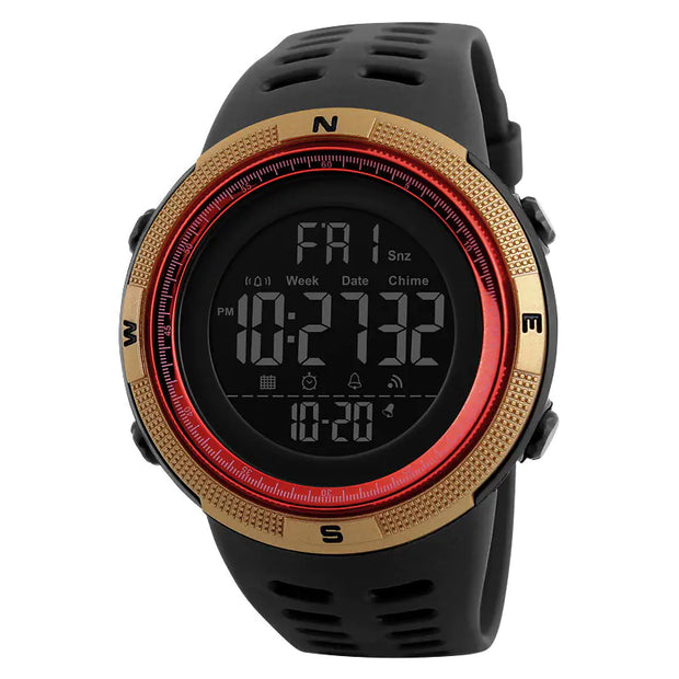 Multifunctional Outdoor LED Sports Watch for Men - ILLUMIWAVESS  