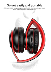 Super Bass Wireless Bluetooth Headphones Foldable Stereo Earphones Headsets Mic - ILLUMIWAVESS  