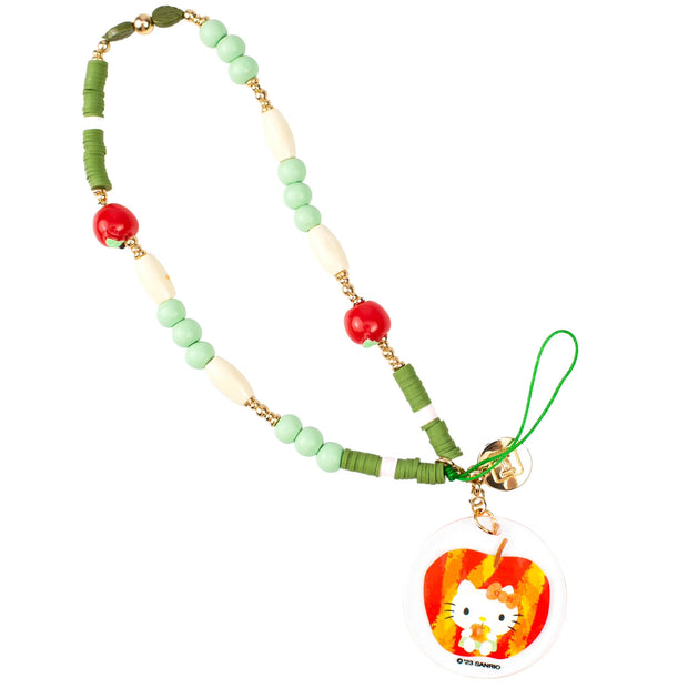 Hello Kitty and Friends Beaded Wristlet Charm – Universal Phone Strap, Lanyard for Cell Phone, Camera, Keys, Airpods, Keychains – Hello Kitty