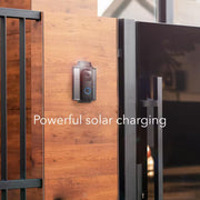 Solar Charger and Mount - Compatible with Blink Video Doorbell - Solar Power for Your Blink Video Doorbell (Black)