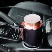 2 In1 Car Heating Cooling Cup 12V Smart Car Cup Holder Digital Temperature Display Drink Cup Warmer Cooler Mini Car Refrigerator - ILLUMIWAVESS  