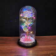 LED Enchanted Glass Rose Decor - ILLUMIWAVESS  