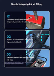All-in-One 12V Emergency Car Power Bank & Inflatable Starter - ILLUMIWAVESS  