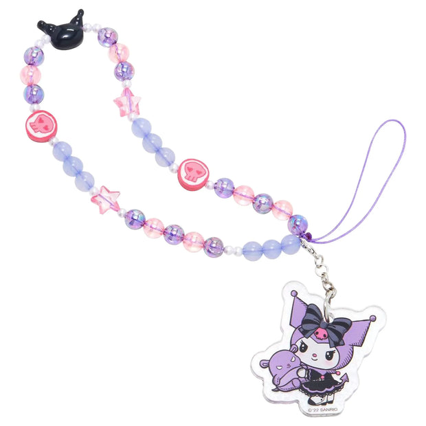 Hello Kitty and Friends Beaded Wristlet Charm – Universal Phone Strap, Lanyard for Cell Phone, Camera, Keys, Airpods, Keychains – Hello Kitty