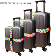 Adjustable Travel Luggage Strap Suitcase Belt Travel Bag Accessories 1.96 in W X 6.23 Ft L