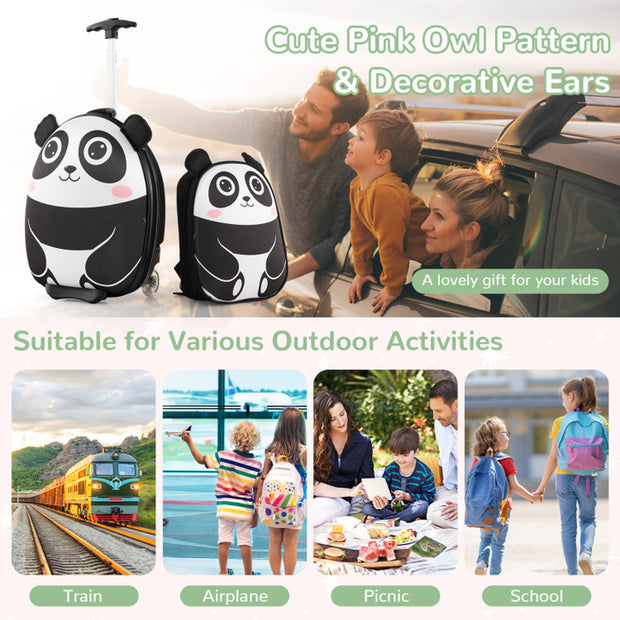Lightweight and Portable Rolling Suitcase for Children