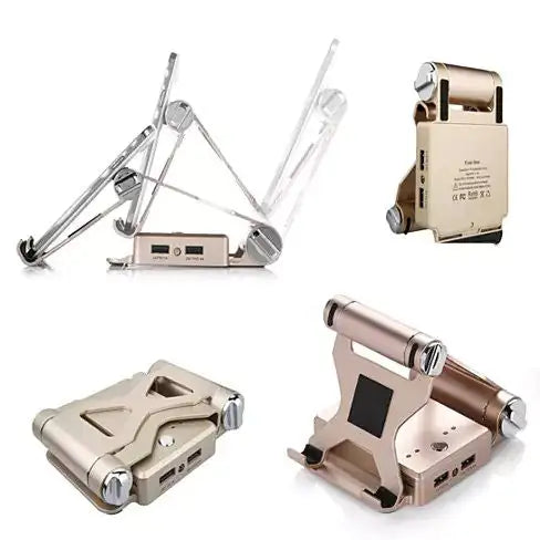 Podium Style Stand With Extended Battery Up To 200% For iPad, iPhone And Other Smart Gadgets - ILLUMIWAVESS  