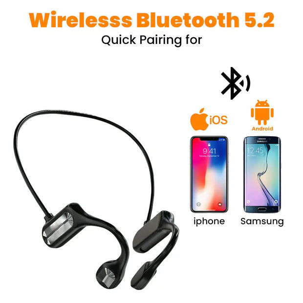 Wireless Bluetooth Headset - ILLUMIWAVESS  
