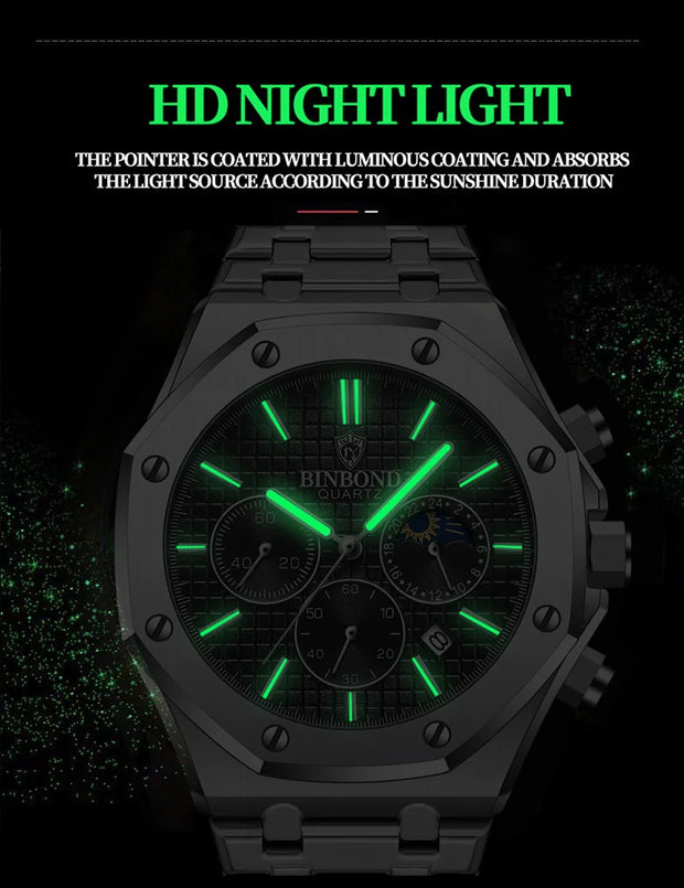 Multi-Function Sports Watch Men - ILLUMIWAVESS  
