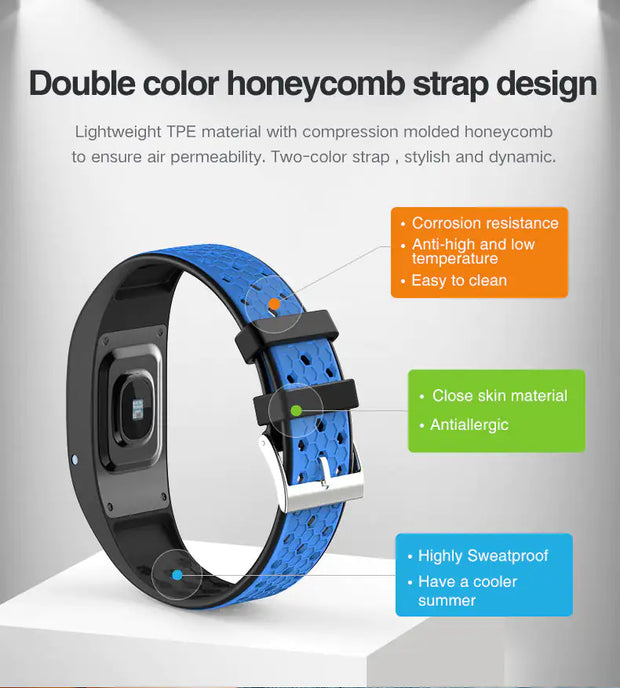 Smart Fit Sporty Fitness Tracker and Waterproof Swimmers Watch - ILLUMIWAVESS  