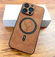 Elk Magnetic Suction Phone Case Cartoon Phone Case - ILLUMIWAVESS  